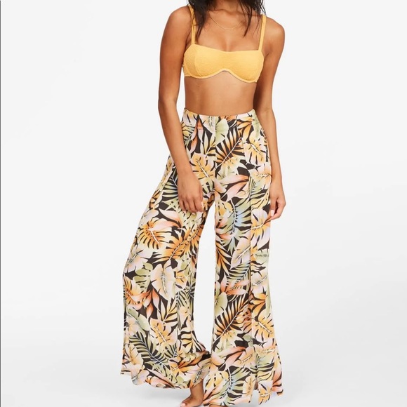 COPY - Billabong GORGEOUS Split Spirit Tropical Beach Pant - Picture 1 of 6